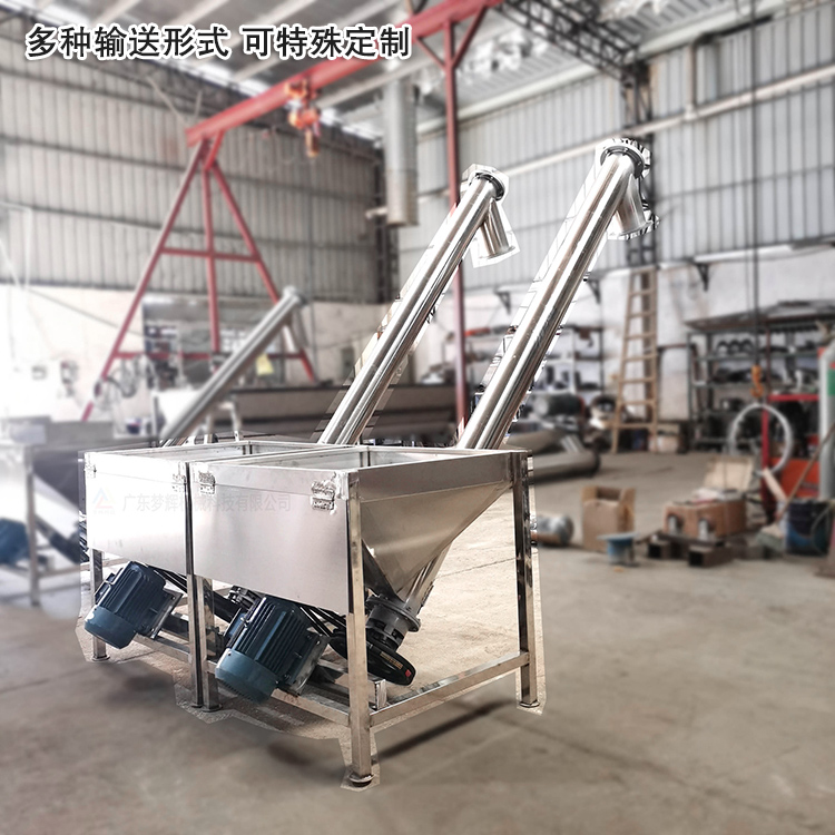 不銹鋼螺旋輸送機可“量身定制”，多種輸送形式